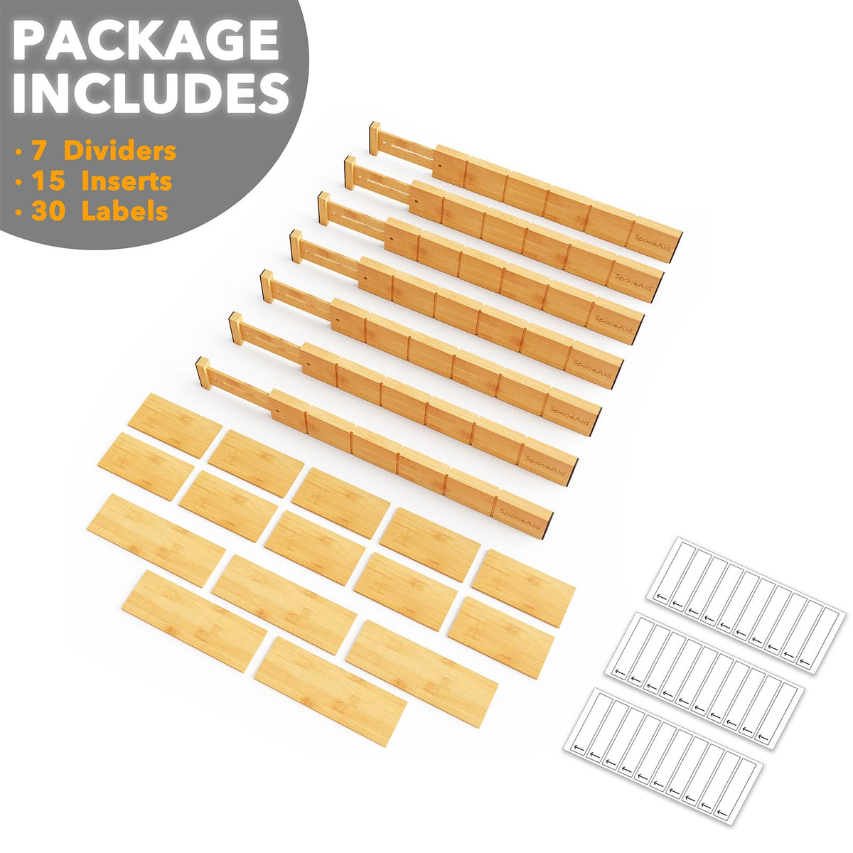 SpaceAid organizer in office or dresser, simplifying daily routines