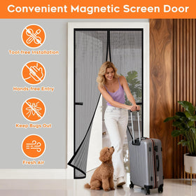 SpaceWhisper heavy-duty mesh fabric blocks tiny bugs while allowing breeze.