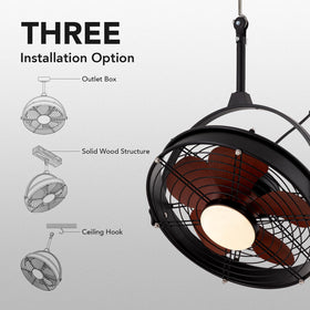 SPACORA plug-in design with a 16.4 ft cord for flexible mounting