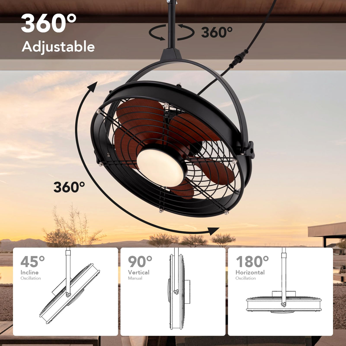 SPACORA anti-rust cage detail for durable outdoor use