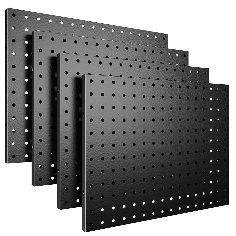Spampur peg board 16x12 inch panel for organized tools in a sleek black finish.