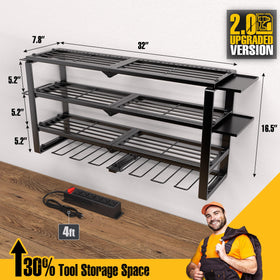 Spampur steel construction delivers durable garage storage.
