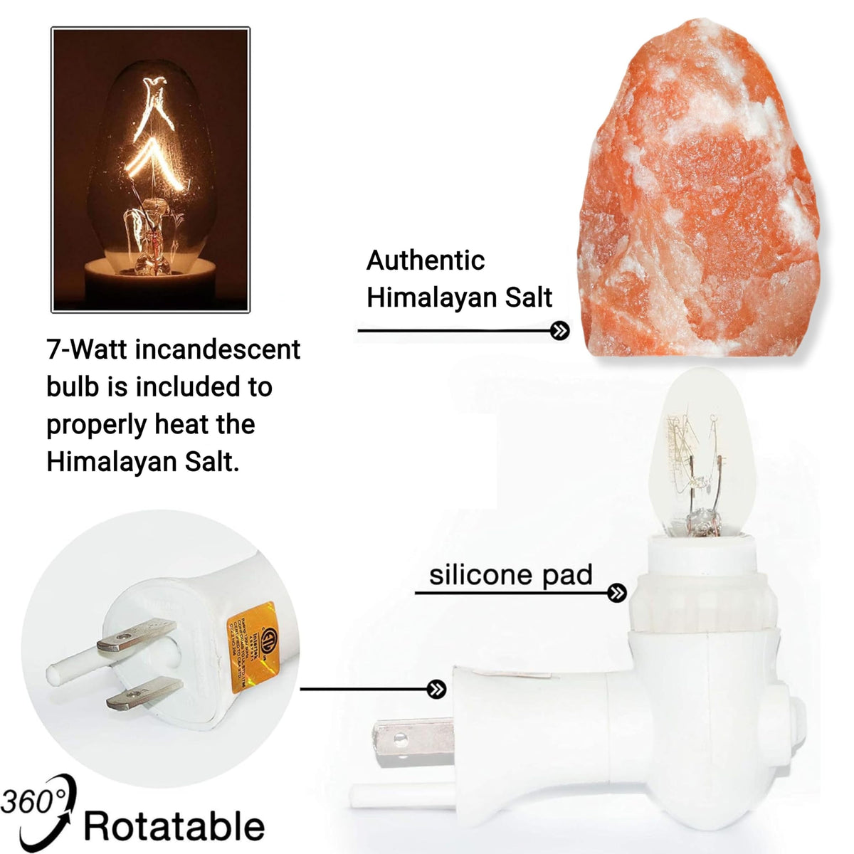Spantik pink Himalayan salt lamp close-up reveals natural crystal texture and warm tone.