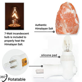 Spantik pink Himalayan salt lamp close-up reveals natural crystal texture and warm tone.