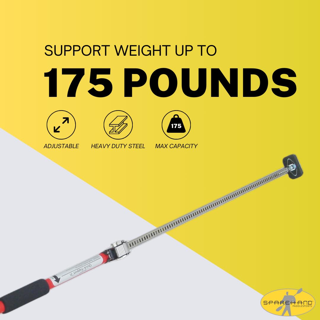 Heavy-duty QSP-360 bar supports up to 175 pounds in transit.