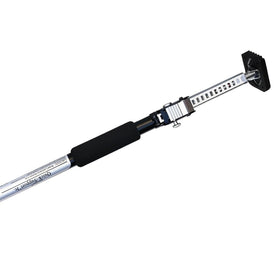 SPAREHAND QSP-360 cargo bar installed across vehicle for secure cargo.