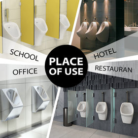 SPARGOS universal fitting suits most urinals.