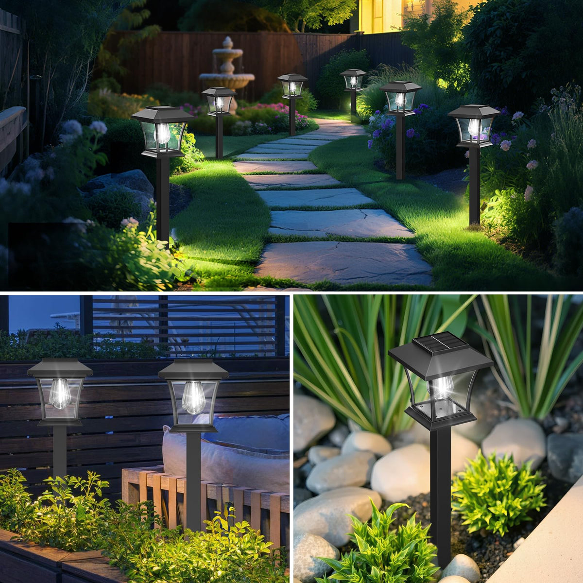Sparkblaze easy-install solar path lights require no tools or wiring