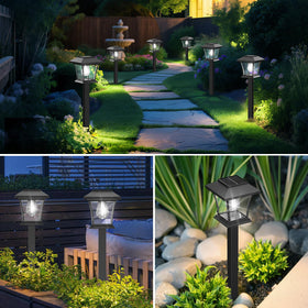Sparkblaze easy-install solar path lights require no tools or wiring