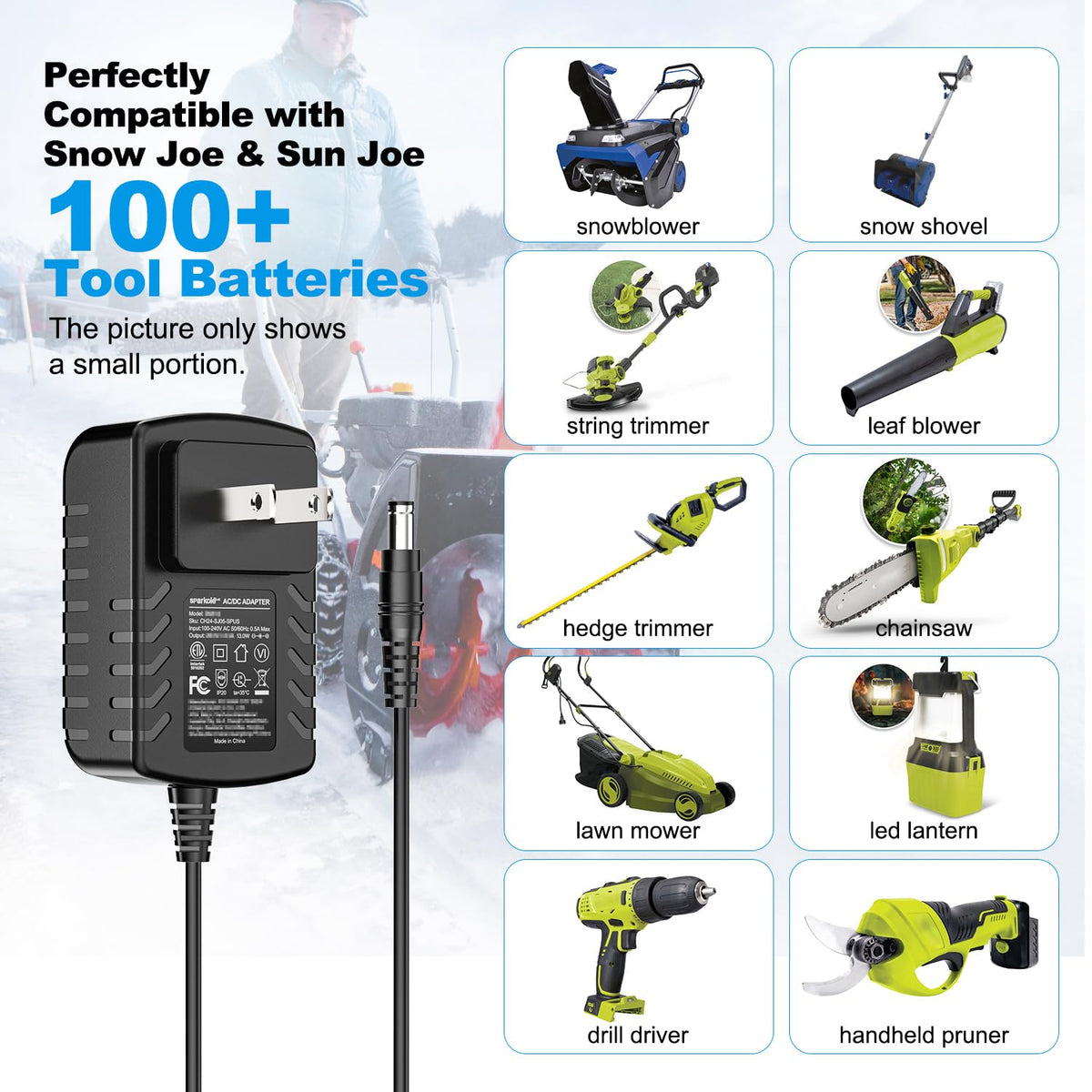 SPARKOLE 24VCharge QC compact design highlighting portable charging capability