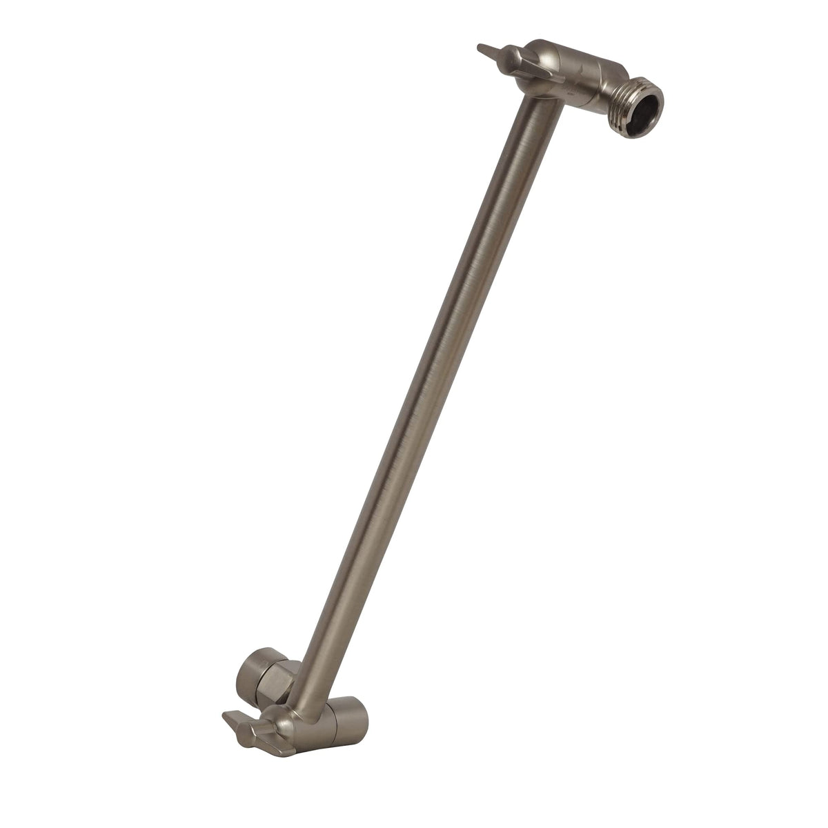 SparkPod 11-Inch brass shower arm with adjustable height.