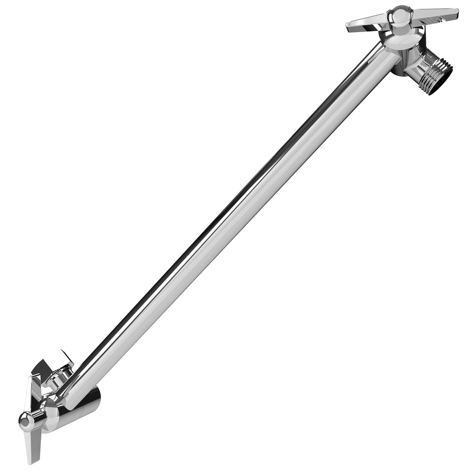 SparkPod brass extension arm pivot for versatile shower coverage.