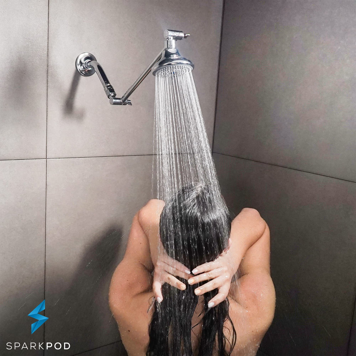 SparkPod brass extension arm universal threading fits most setups.