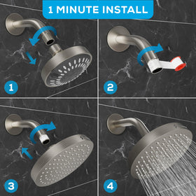 SparkPod easy-clean nozzles reduce mineral buildup for consistent spray