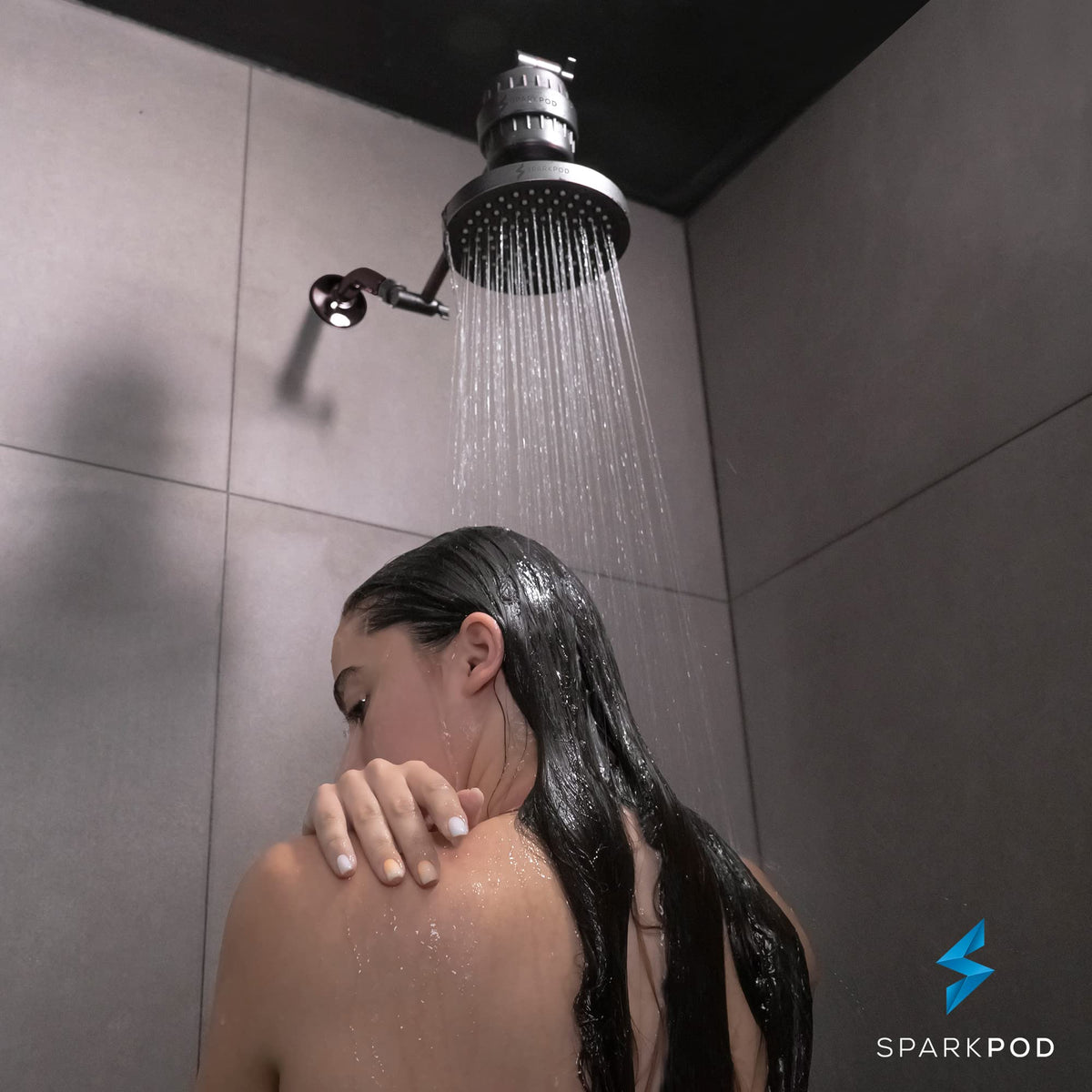 SparkPod shower head bathroom-shower-upgrade transforms daily routine with stronger showers.