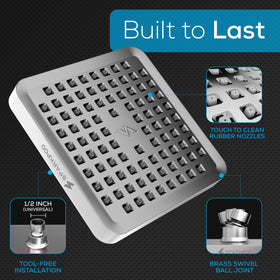 SparkPod shower head easy install for a quick upgrade without tools