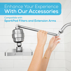 SparkPod energy efficient 1.8 gpm flow supports mindful water use