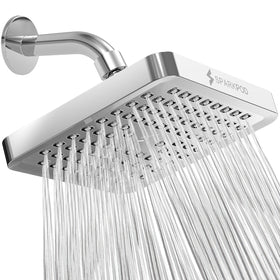 SparkPod shower head high-pressure rain provides a powerful, enveloping spray for refreshing showers