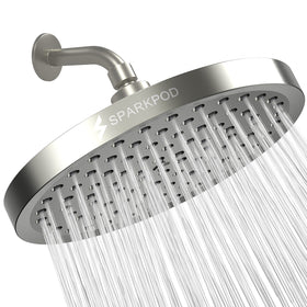 SparkPod shower head high-pressure rain for a full-body rinse.