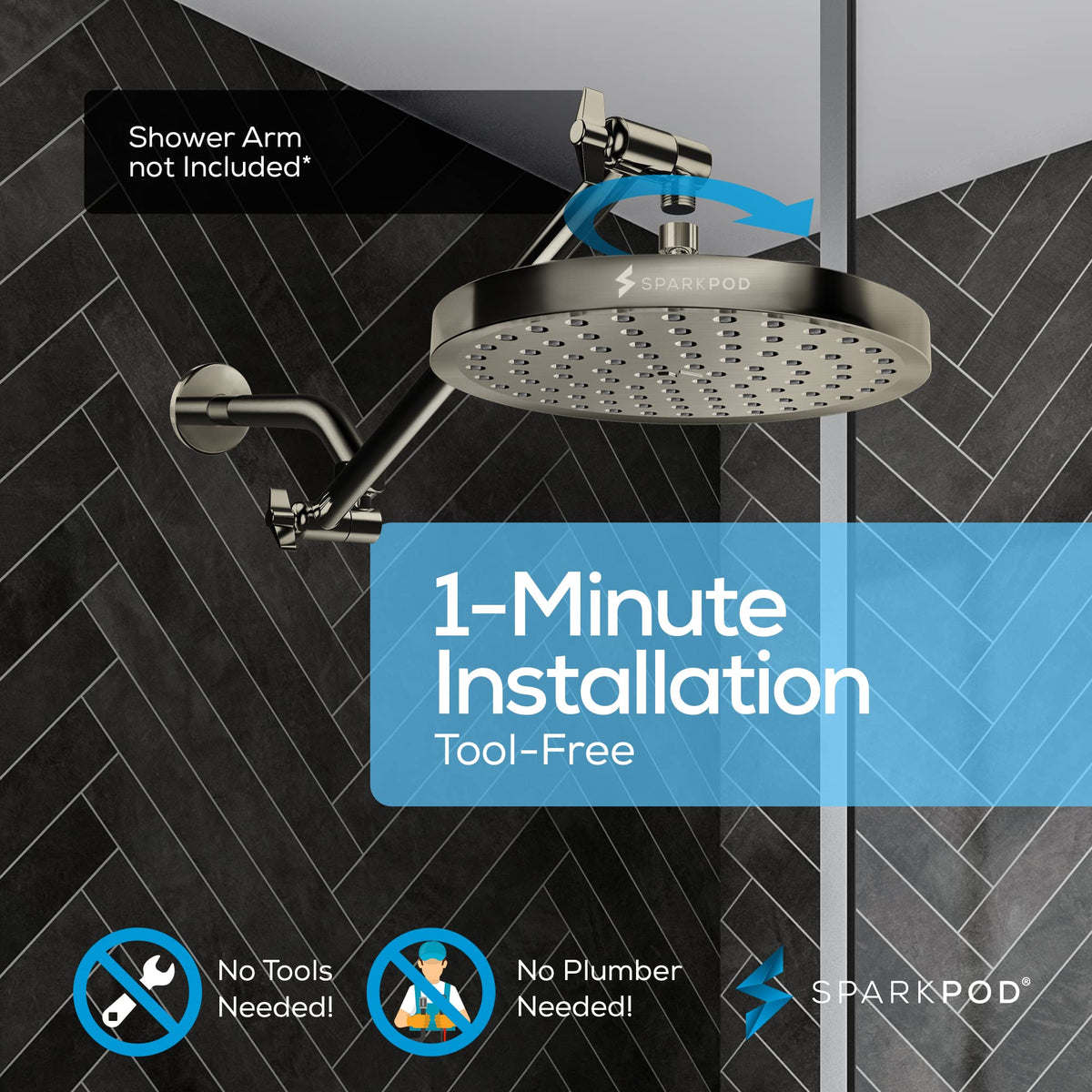 SparkPod rustproof ABS construction with long-lasting performance.