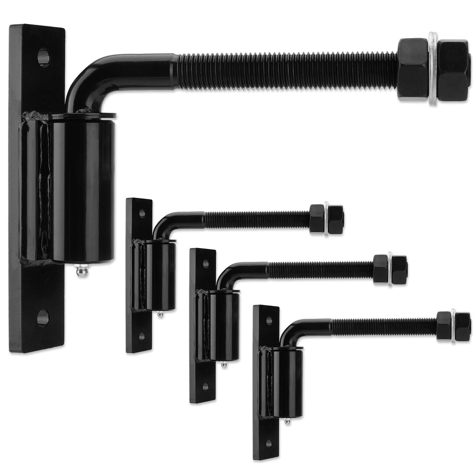 SPARKWHIZ 7-inch bolt-on gate hinge for heavy driveway gates up to 1100 lbs.
