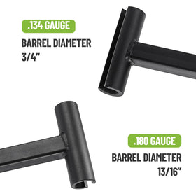 SPARKWHIZ commercial hinge tool in use for precise adjustment on large hinges.