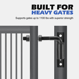 SPARKWHIZ heavy-duty hinge supporting large gates with reliable performance.