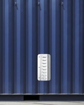 SPARKWHIZ cross flow vent image shows protection against debris and weather.