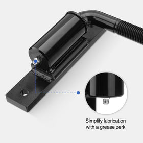 SPARKWHIZ smooth-operation hinge ensuring quiet gate movement.