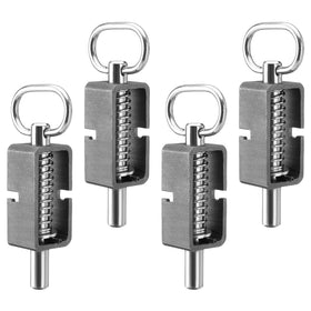 SPARKWHIZ Weld-On 5/8 inch spring latch with plain tube for outdoor use.