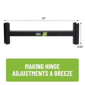 SPARKWHIZ knuckle-fit tool designed for 0.75–0.812 hinges.