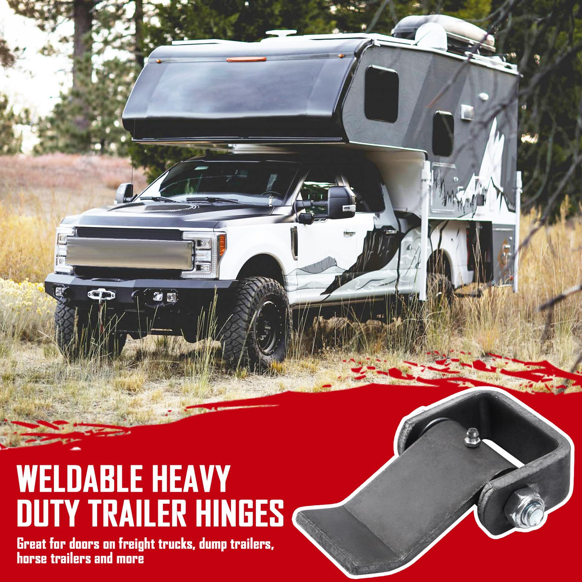 SPARKWHIZ greaseable trailer hinge enabling smoother operation.