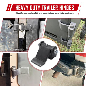 SPARKWHIZ trailer hinge demonstrates 5-3/8 inch length and sturdy build.