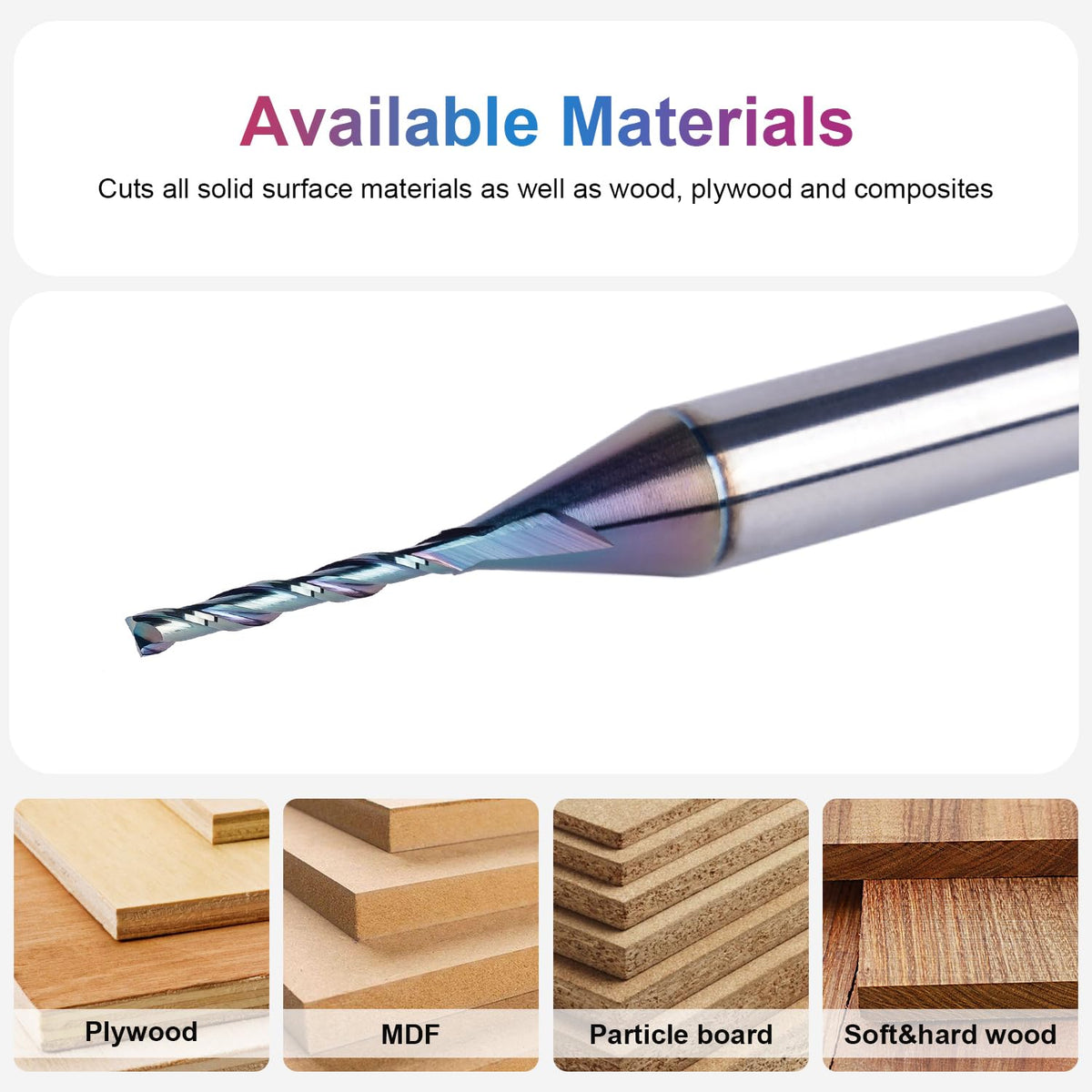 SpeTool hardwood compatibility across softwoods oak plywood MDF