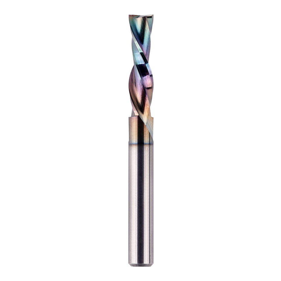 SpeTool downcut router bit with 1/4-inch diameter for clean mortises and precise cuts.