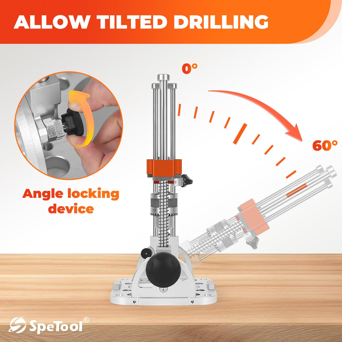 SpeTool S04001 three guide poles for stable hole creation