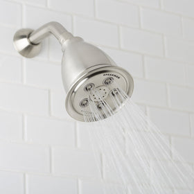 Speakman Anystream hotel showerhead offering fifty full-body sprays for versatile coverage.