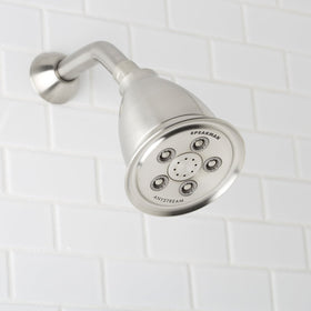 Speakman Anystream hotel showerhead showing eight center massage jets for targeted relief.