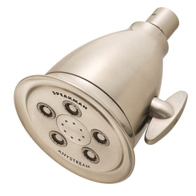 Speakman Anystream hotel showerhead with brushed nickel finish for lasting elegance.