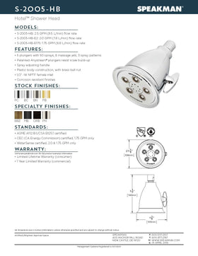 Speakman Hotel line compatibility to create a cohesive bathroom look.