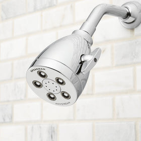 Speakman S-2005-H handle view showing 360-degree control for easy spray changes.