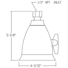 Speakman S-2005-HB-BC hotel Anystream showerhead in brushed chrome finish for durable style.
