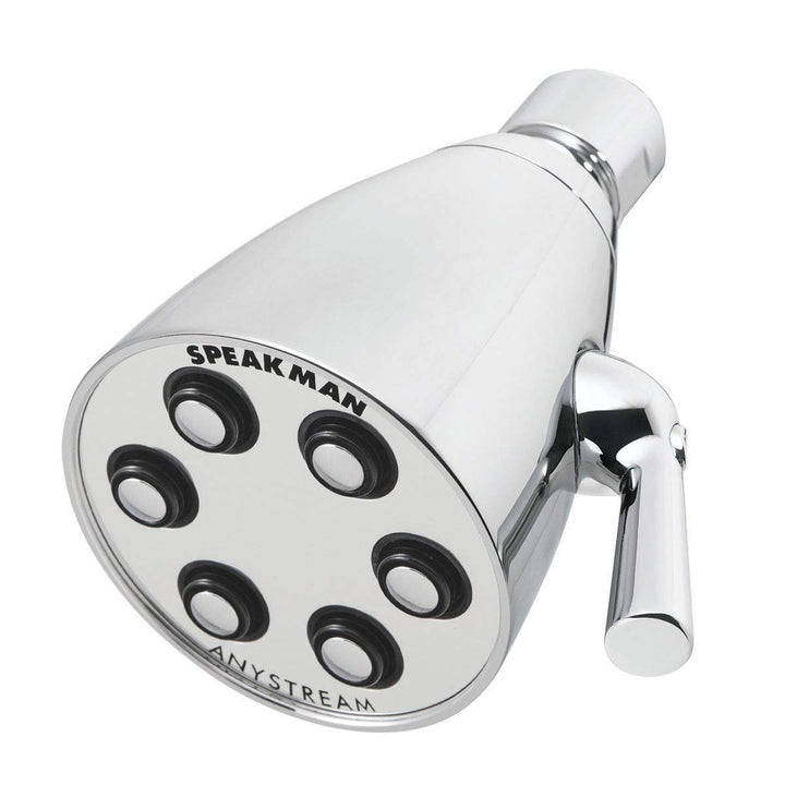 Speakman S-2252 Icon 6-jet showerhead with solid-brass construction for durability.