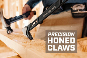 Spec Ops curved-blade design enables easy molding removal in tight corners.
