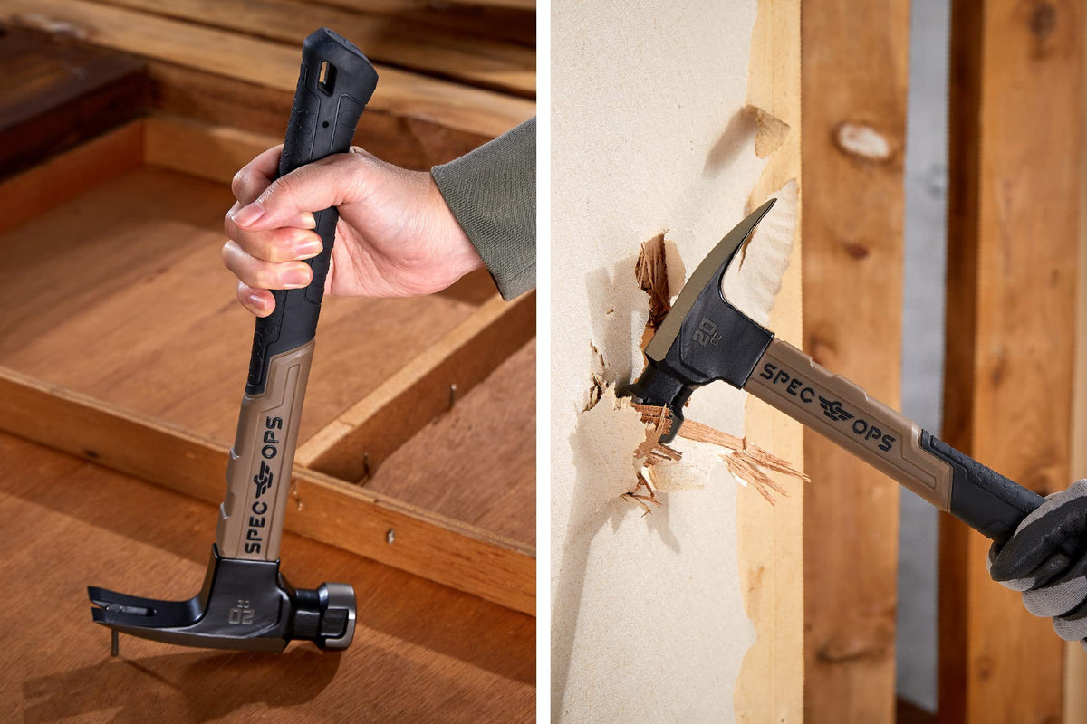 Spec Ops hammer heat treated head for durability and long life