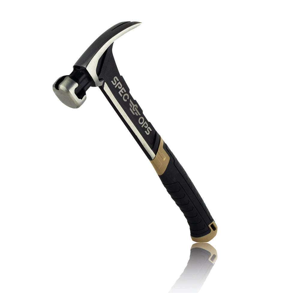 Spec Ops 20 oz Rip Claw Nailing Hammer with rip claw for precise demolition tasks.