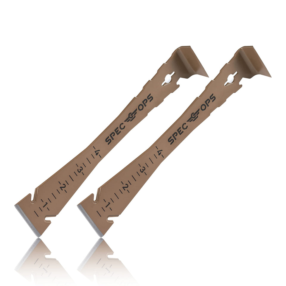 Spec Ops 9.5-inch trim bar edge for clean scraping of paint and caulk