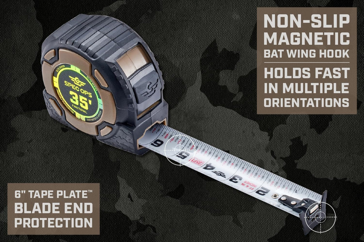 Spec Ops Elite withstands 200' drops onto packed dirt for reliable performance.