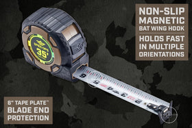 Spec Ops Elite withstands 200' drops onto packed dirt for reliable performance.