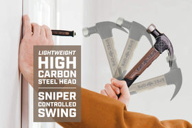 Spec Ops 16oz fiberglass hammer curved claw for easy nail removal
